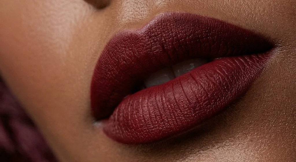 Close-up de lábios com batom: detalhe, textura e luz para treinar o olhar técnico